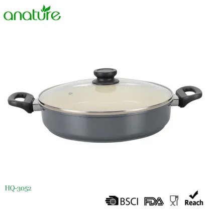 Home Cook Die Cast Aluminum Low Casserole