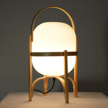 Modern Bedroom Bedside Study Tea Room Table Lamps: Creative Lighting and Simple Solid Wood Desk Lamp