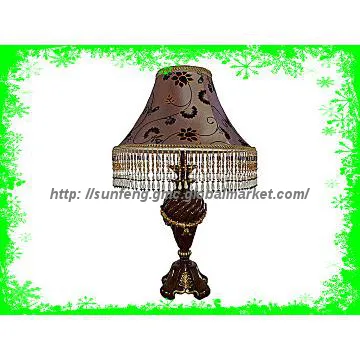 european antique table lamp