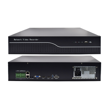 64CH NVR Kit: POE IP Camera with Human/Motion Detection, H.265 Compression, and App Control