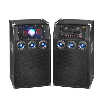 Good Bass PA Stage Speaker with Treble Light