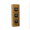 Dynamic Natural Bamboo Flip Clock