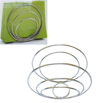 Home Basics Chrome Collection metal napkin holder