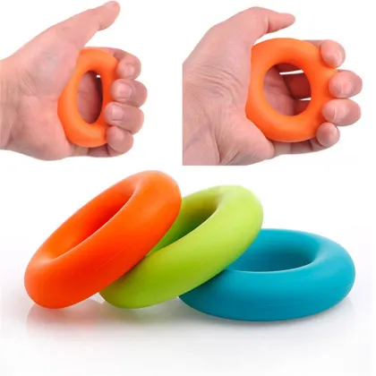 Silicone Hand Grip Exerciser for Finger Strength Training