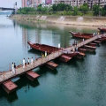 Aluminum Floating Pontoon Floats Steel Floating Bridge