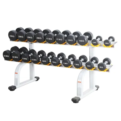 2.5kg 5kg 10kg Weights Round Rubber Dumbbells
