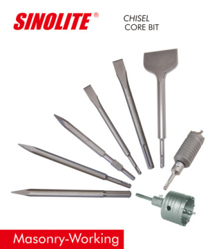 Masonry Working Sds Plus/max Shank Chisel, Hex Shank, Different Kinds Of Shanks Chisels Professional 