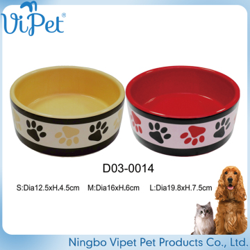 factory sale various size dog bowl ceramic