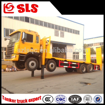 Dongfeng 3 axle flatbed truck dimensions, hydraulic lift platform truck
