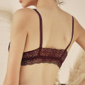 Sexy Backless Lace Bralette Wireless Front Closure Bra Adjusted Push Up Bras for Women Brassiere Comfort Lingerie Underwear