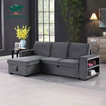 Modern Pull Out Sofa Bed with Storage: New Style Folding Bed Folding Couch
