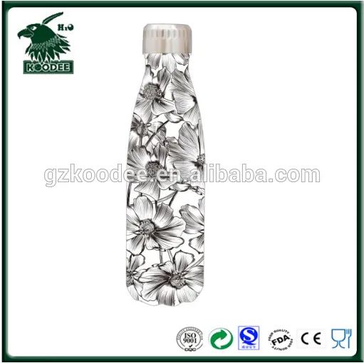 Double Walled Vacuum Insulated Wide Mouth flask with different cap styles