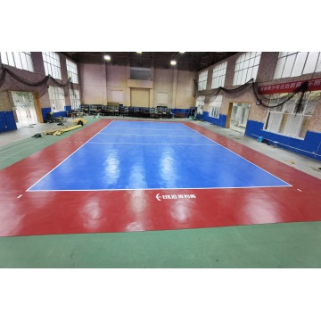 Fiberglass Outdoor PVC Flooring/ PVC Flooring for Sports, for Office in Tiles