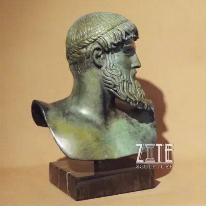 Classic Design Bronze Zeus Bust Statue