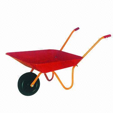 Brightly Colored Wheelbarrow, Can Hold 20L of Water