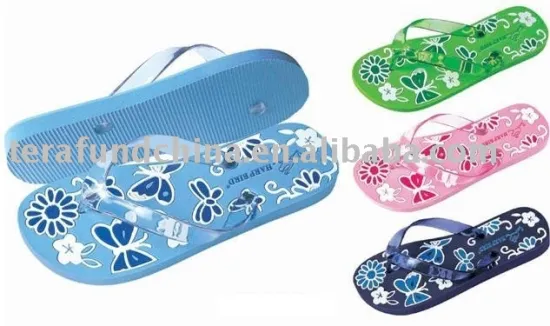 fashionable PE slippers