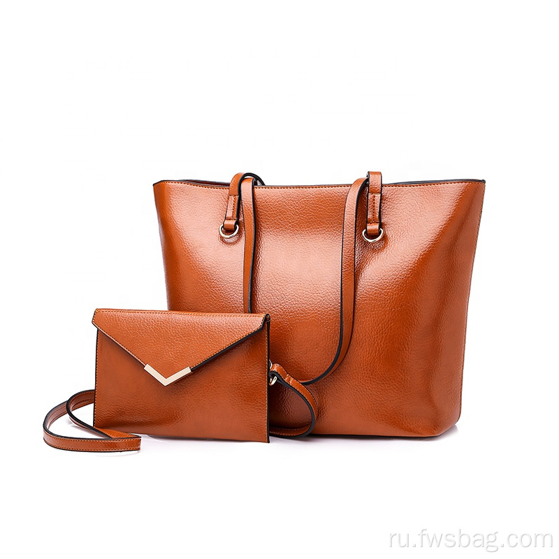 Элегантная кожаная сумка нового стиля мода простая