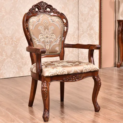 Foshan wood furniture solid wood dining room table sets for home use