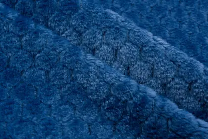 100% Polyester Diamond Jacquard Flannel Fabric