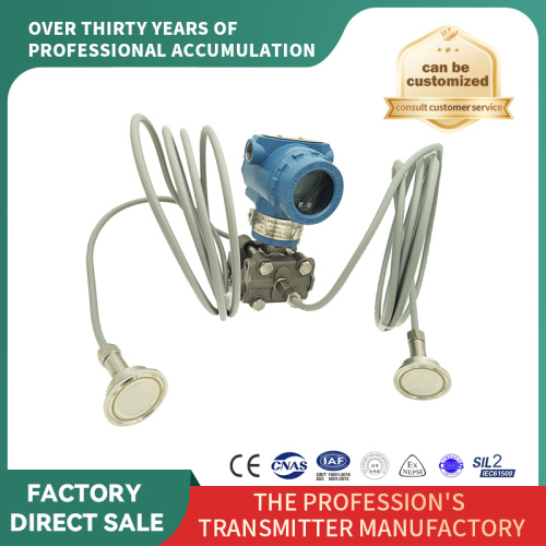 Double chuck hygienic pressure transmitter