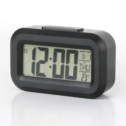 Smart Table Clocks with Night Light, Date, Temperature, Timer, and Alarm Clocks for Office and Bedroom