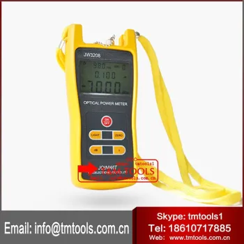JW3208,Alkaline batteries power supply, handheld fiber optic power meter