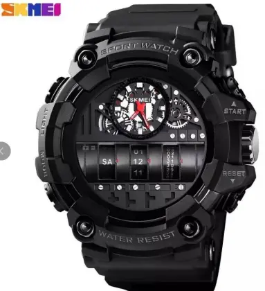 SKMEI LED Electronic Digital Watch Chronograph Clock Sport Watches 5Bar Waterproof Wristwatches