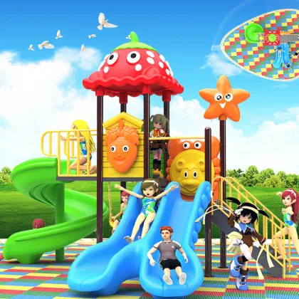 Playful Ventures: Vibrant Outdoor Playground Equipment - 76 Pipes Kids Slides for Exciting Playtime