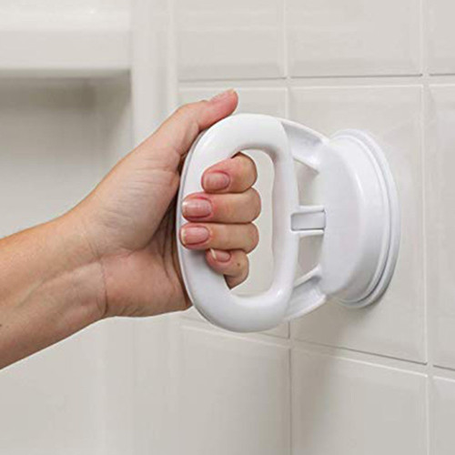Bath Safety Handle Suction Cup Handrail Grab Bathroom Grip Tub Shower Bar Rail Adjustable Suction Grab Bars Handrails #25