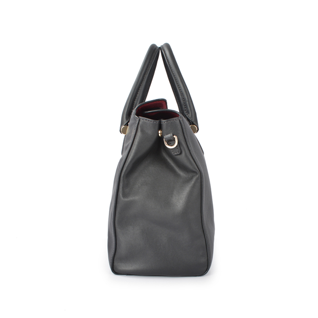 lady genuine cow leather tote bag