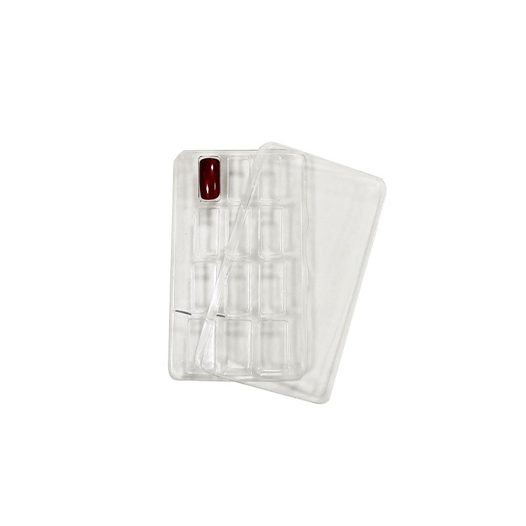 Cosmetic Clear Box False Nail Blister Pack Tray