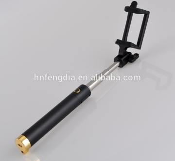 Factory Cheap Price Extendable Hand Held Selfie Stick with Bluetooth