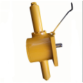 Gear rack swing oil cylinder