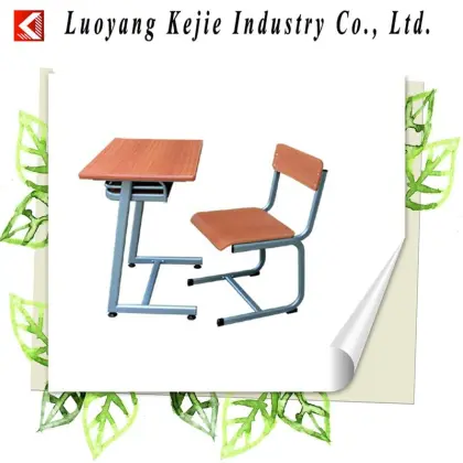 Cheap double student desk and chair green student desk chair plastic desk and chair in alibaba