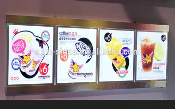 New Advertising Led Menu Board/Menu Light Box/Restaurant Light Box Signs