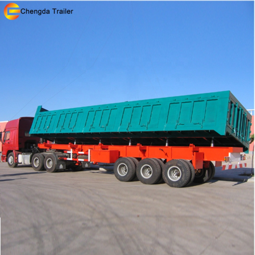 Container Side Wall Semi Trailer With Side Doors