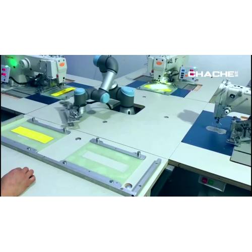 Automatic Dual color Sewing Machine with double needles
