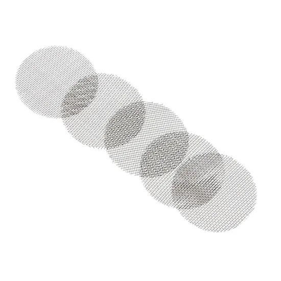 Custom 25mm 304 Stainless Steel High Tensile Black Wire Mesh Filter Screen