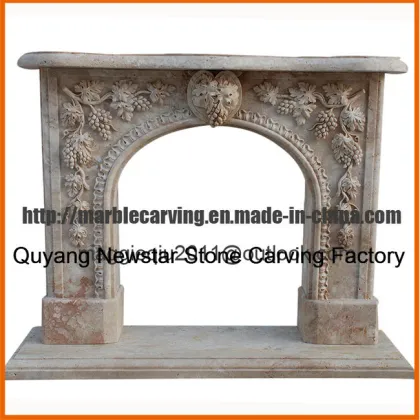 Marble Fireplace Surround Statues Fireplace Mantel Double Fireplace
