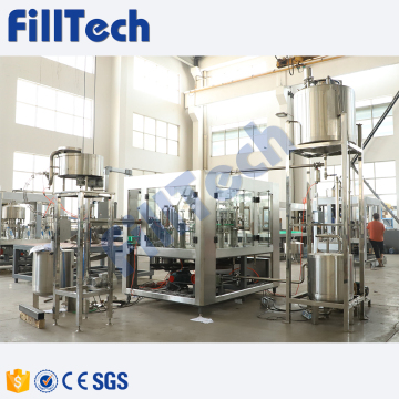 Automatic Glass Bottle Juice Beverage Filling and Capping Machine Production Line for Small Businesses