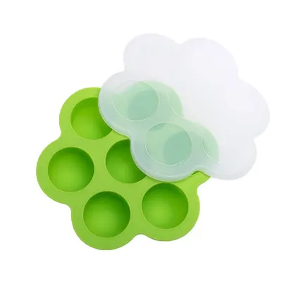 L Size Egg Bites Mold for Pressure Cooker - 7 Hole Silicone Cake Mold