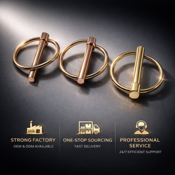 Pinos de manilha com ombro com fenda DIN11023 para tubos