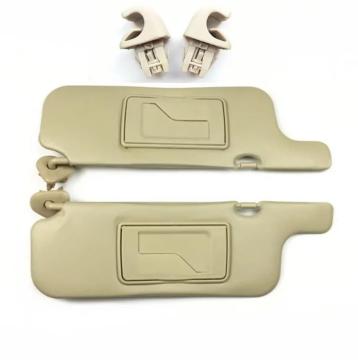 2001-2006 Toyota Corolla Beige Inner Sun Visor Sunshade with Mirror (Left and Right)