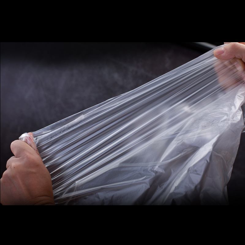 Transparent Clear Plastic Flat Roll Bag for Supermarket Shopping