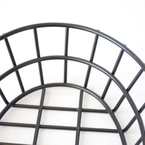 Iron Powder Coated Metal Oval Bread Basket