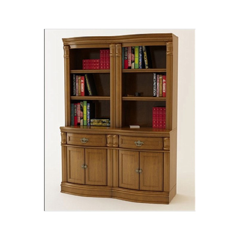 Double Wood Bookcase