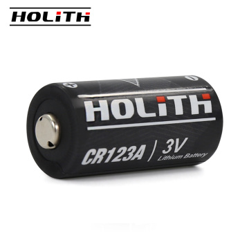 Melhor qualidade CR123A Bateria descartável de lítio