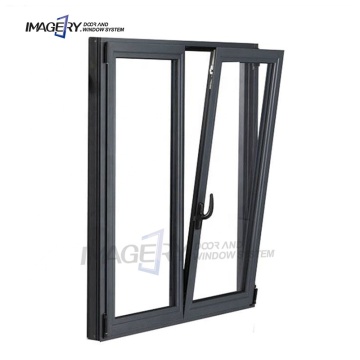 Industrial Style Aluminum Windows for Hotels, Villas, Hospitals, and Apartments