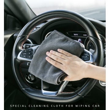 Microfiber botzen Stoff Auto mëll Rag Tuch