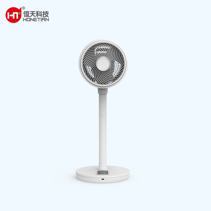 HONETIAN remote control night light energy efficient LED 8 timer 14 speeds 4 modes 9 inch 3 blades DC circulator stand fan